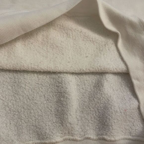 Russell Athletic Vintage 90s White Sweatshirt Adult Medium Made in USA - Picture 11 of 11